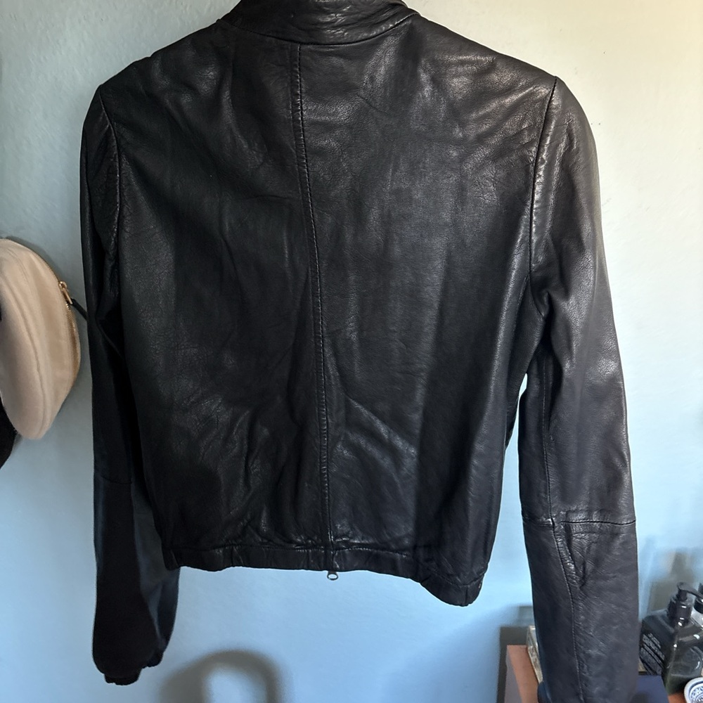 BCBGMaxAzria Black Leather Jacket